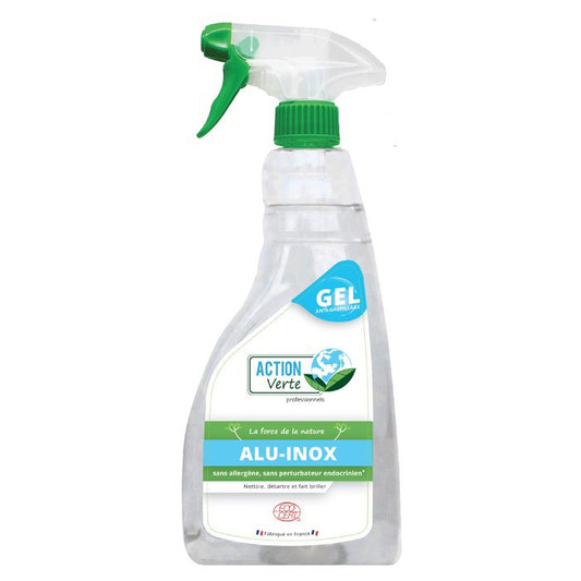 ACTION VERTE - GEL NETTOYANT DÉGRAISSANT ALU / INOX 750ml ECOCERT