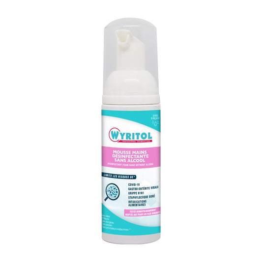 WYRITOL - MOUSSE MAINS DÉSINFECTANTE SANS ALCOOL 50ml