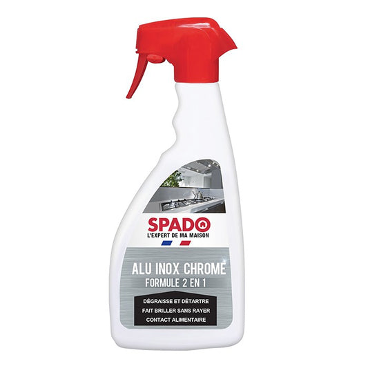 SPADO - NETTOYANT ALU-INOX & CHROME 2 en 1 - 250ml