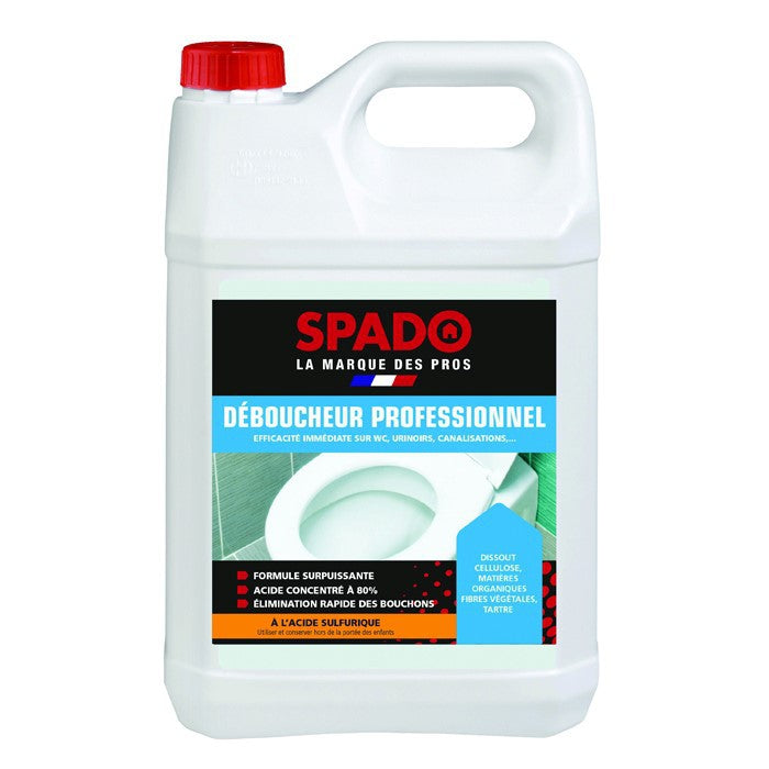 SPADO - PRO DÉBOUCHEUR ACIDE PROFESSIONNEL 2L