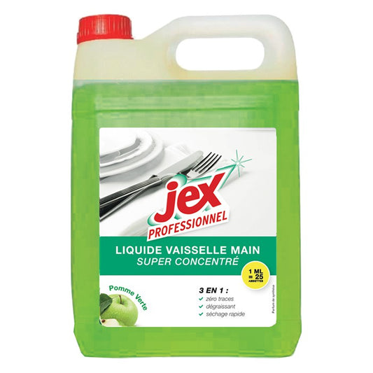 JEX - PROFESSIONNEL LIQUIDE VAISSELLE MAINS POMME 5L