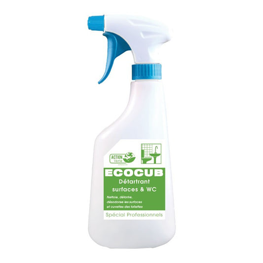 ACTION VERTE - PULVÉRISATEUR VIDE ECOCUB SANITAIRES ACTION VERTE 630ml