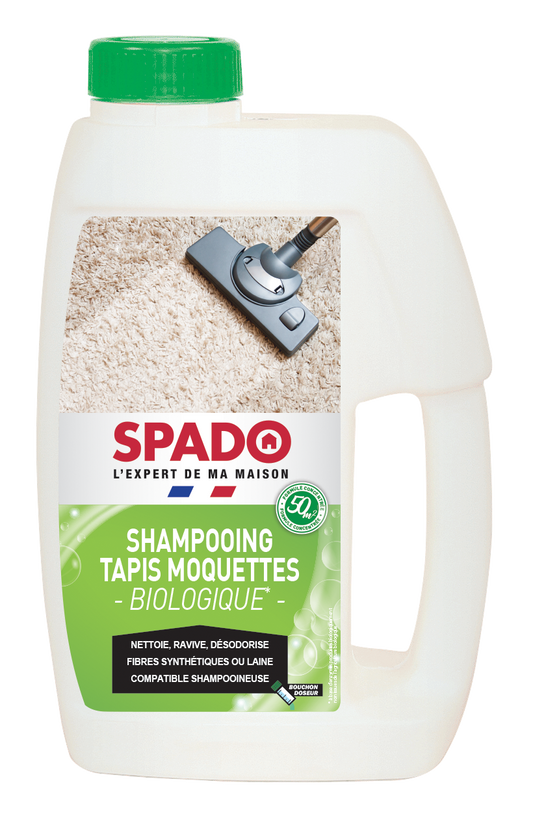 SPADO - SHAMPOING TAPIS MOQUETTES BIOLOGIQUE 1L