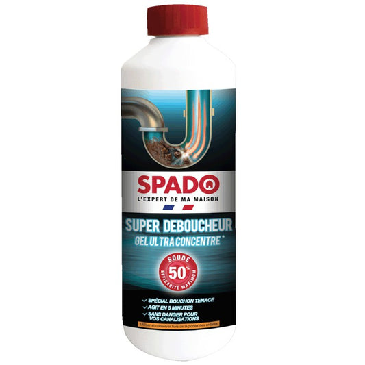 SPADO - SUPER DÉBOUCHEUR GEL 500 ml