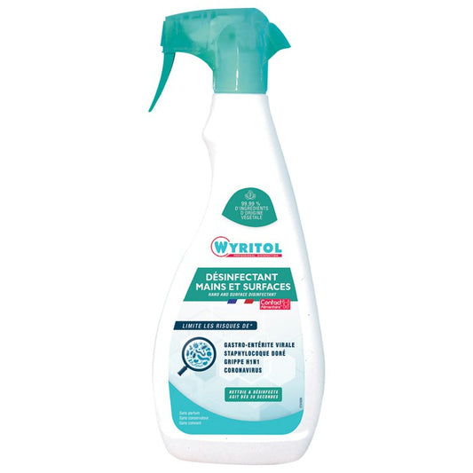 WYRITOL - SPRAY DESINFECTANT MAINS ET SURFACES 750ml