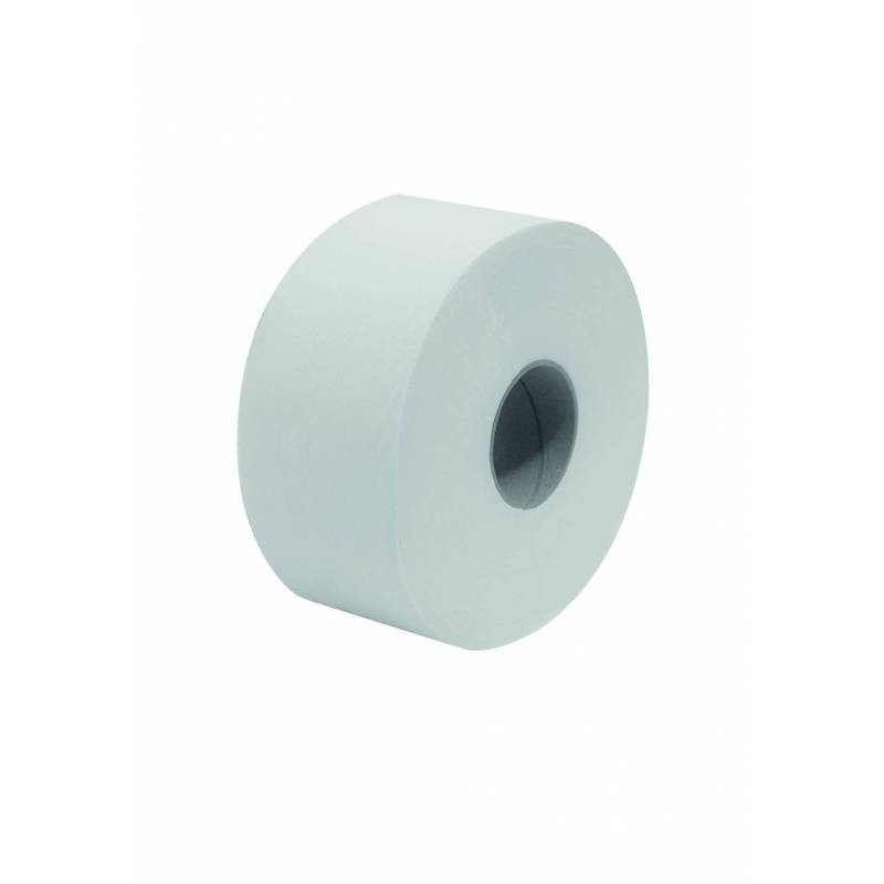 PAPIER HYGIÉNIQUE MINI JUMBO BLANC 180M - LOT 12 ROULEAUX