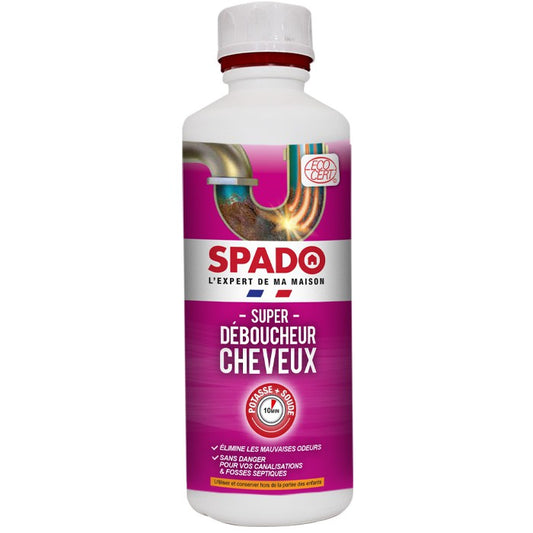 SPADO DEBOUCHEUR CHEVEUX ECOCERT 500ML