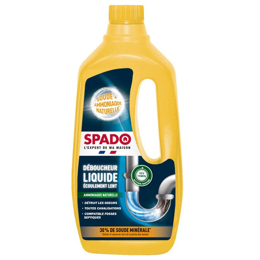 SPADO DÉBOUCHEUR LIQUIDE SPECIAL ÉCOULEMENT LENT 1L