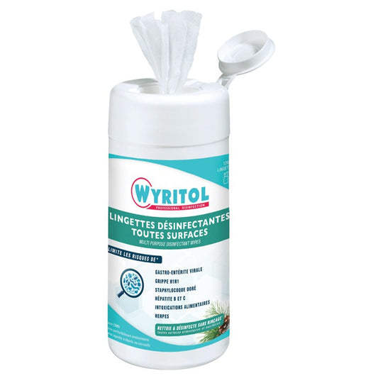 WYRITOL LINGETTES DÉSINFECTANTES SURFACES