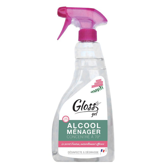 GLOSS ALCOOL MÉNAGER 70°C EUCALYPTUS 750ml