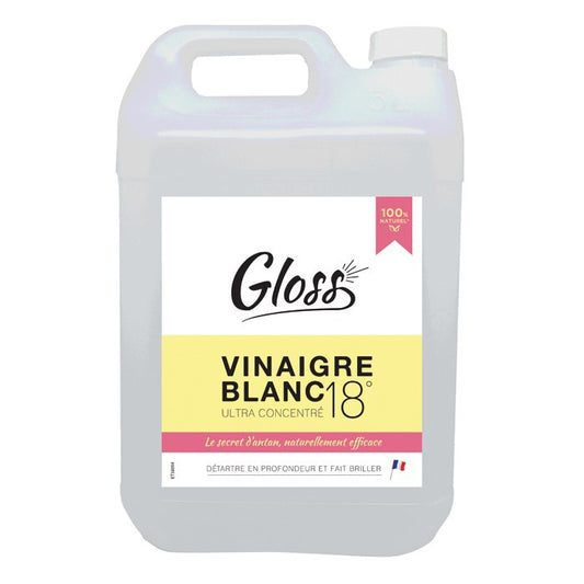 GLOSS VINAIGRE BLANC 18° 5L