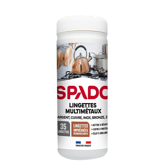 SPADO LINGETTES MULTI-METAUX X35 LINGETTES