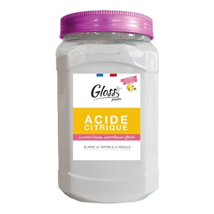 GLOSS ACIDE CITRIQUE POUDRE 800G